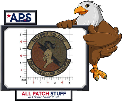 824th Base Defense Squadron OCP Patch - 2 Pack