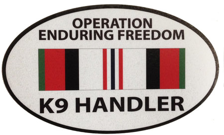 Afghan K-9 / K9 Handler Sticker - alternate view