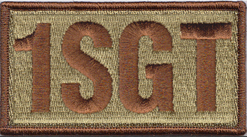 First Sergeant (8F000) 1SGT Shoulder Multicam OCP Identifier Patch - alternate view