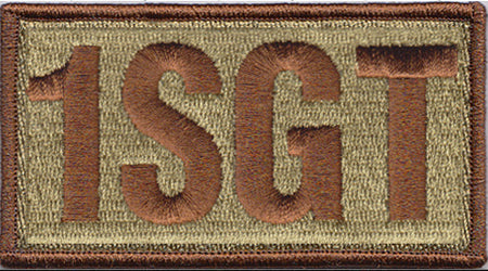 First Sergeant (8F000) 1SGT Shoulder Multicam OCP Identifier Patch - alternate view