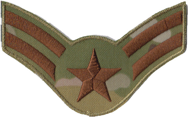 Large Airman First Class (A1C) USAF OCP Rank Patch