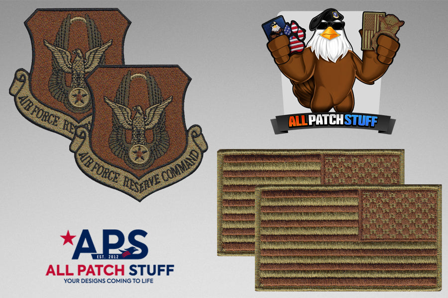 Air Force Reserve Command (AFRC) / US Flag OCP Patch Bundle