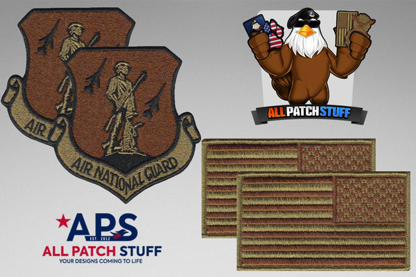 Air National Guard (ANG) / US Flag OCP Patch Bundle – ALL Patch Stuff