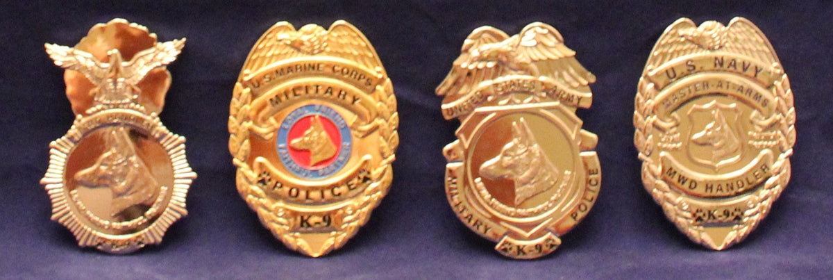 Marine Corps USMC MP K-9 / K9 Badge / Coin - alternate view