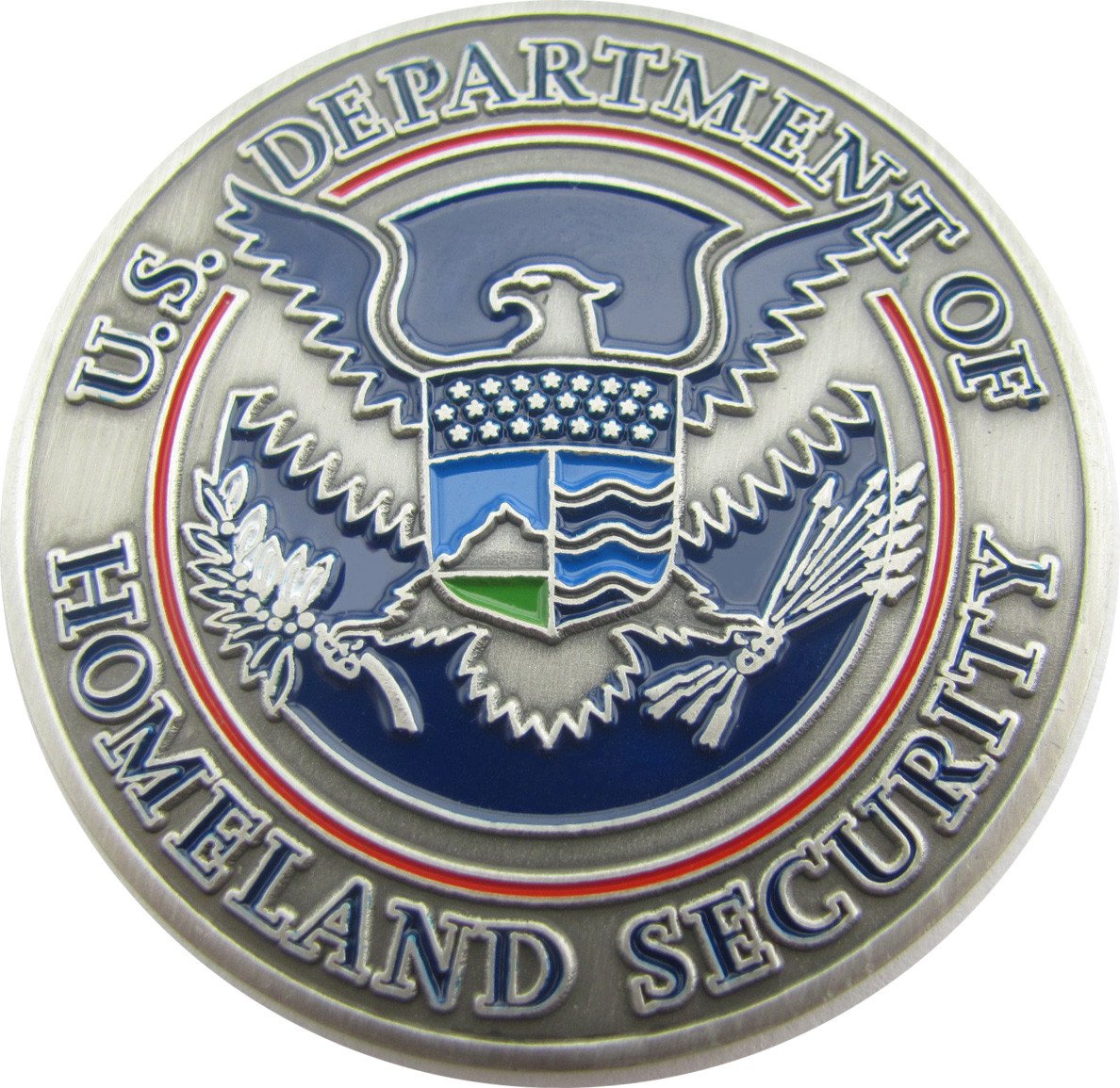 TSA K-9 / K9 Challenge Coin - Department of Homeland Security - alternate view
