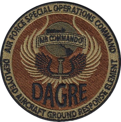 Security Forces Spice Brown DAGRE Patch - alternate view