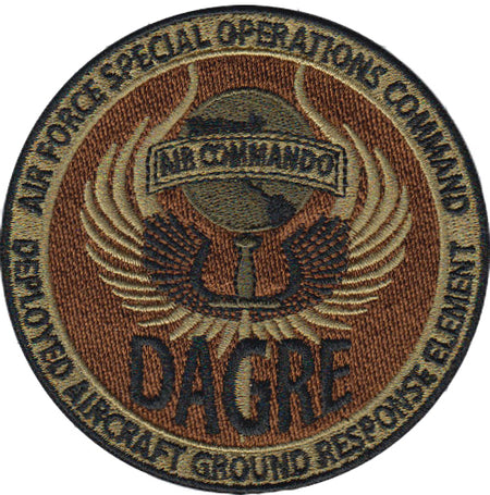 Security Forces Spice Brown DAGRE Patch - alternate view