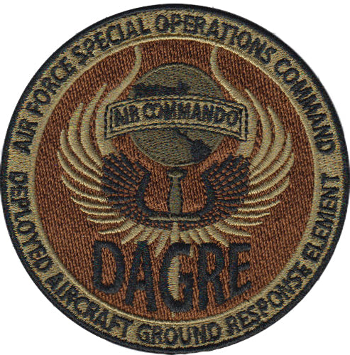 Security Forces Spice Brown DAGRE Patch - 2 Pack
