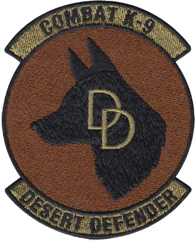 Desert Defender K-9 / K9 -Spice Brown / OCP Patch - 2 Pack