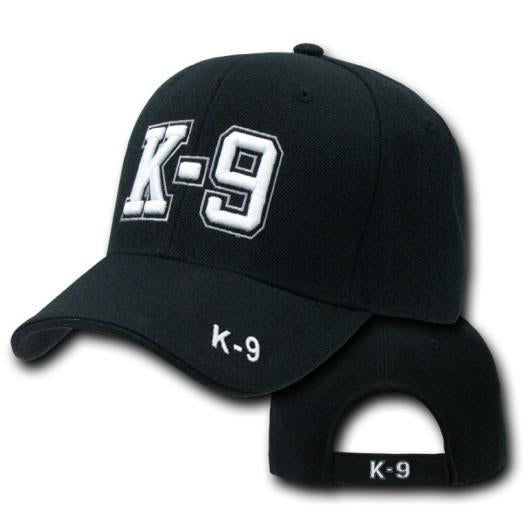 Baseball Cap / Hat - K-9 / K9 Black - alternate view