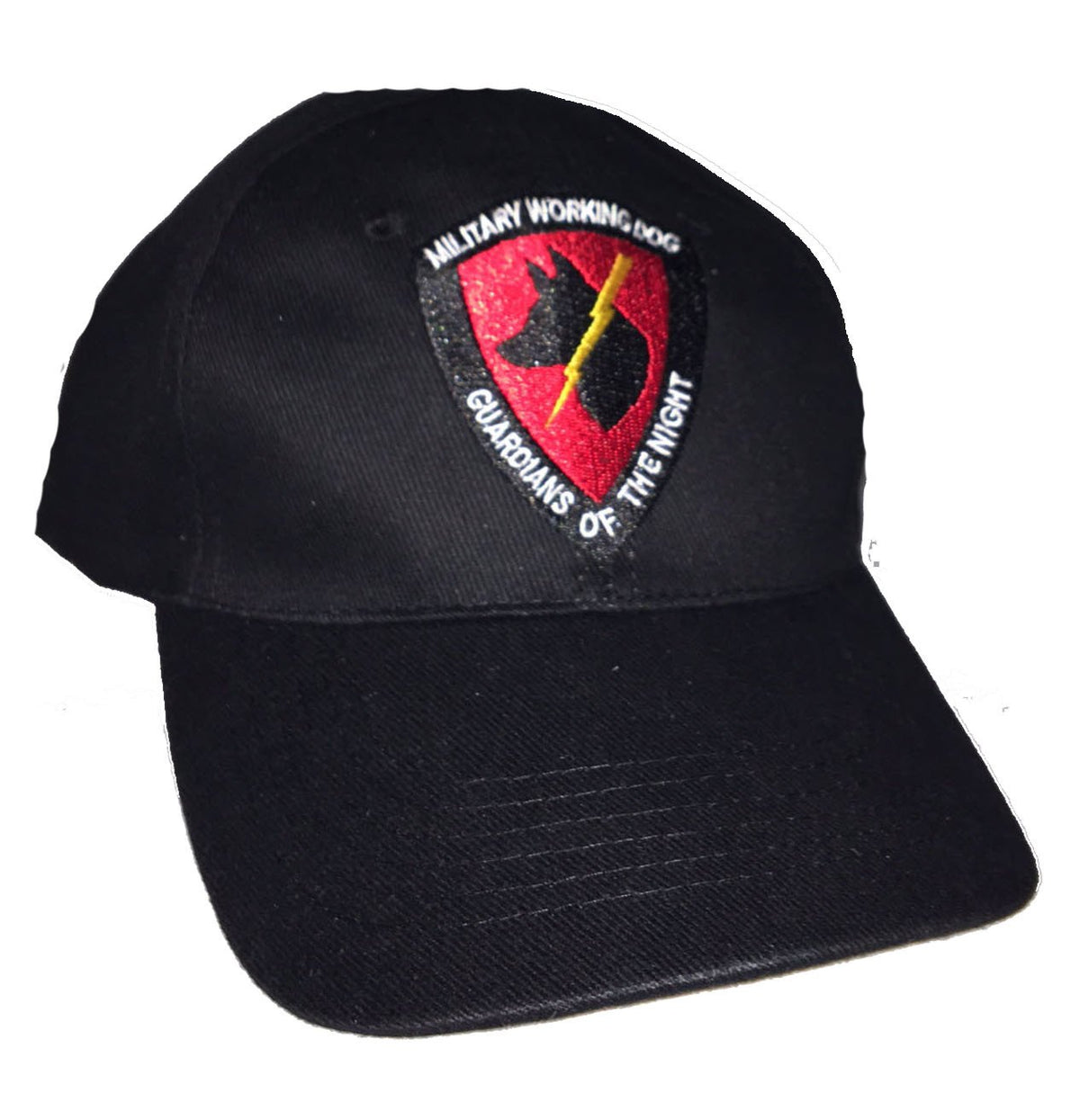Guardians of the Night Cap / Hat - K-9 / K9 Black - alternate view