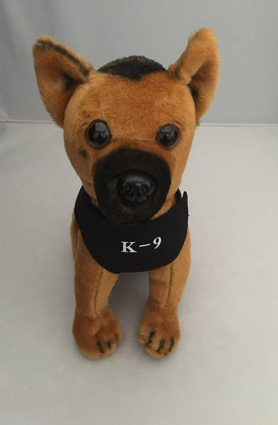 Rex the German Shepherd - K-9 / K9 Stuffed Animal