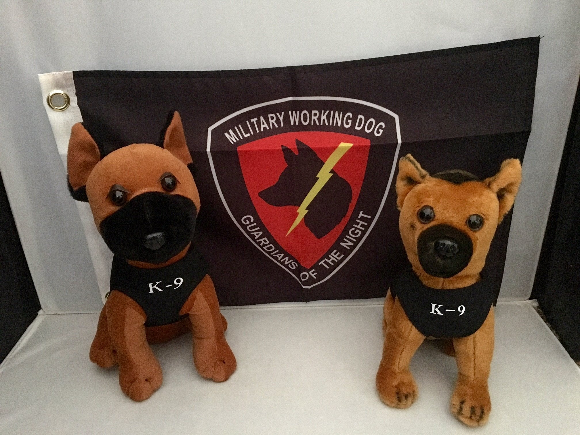 Rex the German Shepherd - K-9 / K9 Stuffed Animal - alternate view