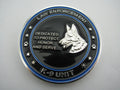 Law Enforcement - Blue/Black K-9 / K9 Unit Challenge Coin