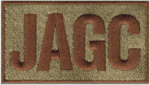 Legacy JAG Corps (JAGC) Shoulder Identifier Multicam/OCP Patch - alternate view