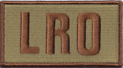 Logistics Readiness Officer (LRO) Shoulder Identifier Multicam/OCP Patch - 2 Pack