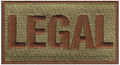 USAF Legal (LEGAL) Shoulder Identifier Multicam/OCP Patch - 2 Pack