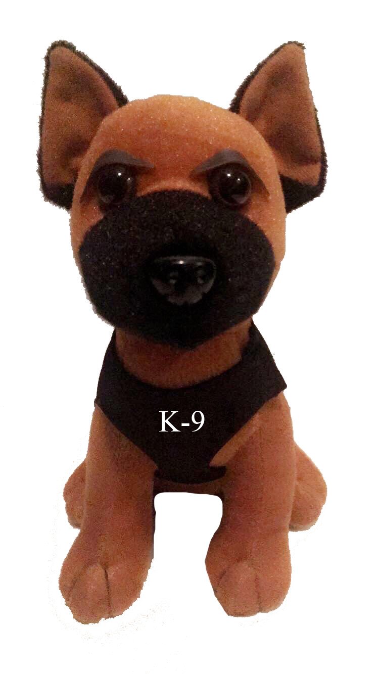 Mini Max the Mal - Stuffed Toy K-9 / K9 Malinois - alternate view