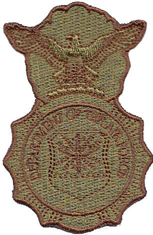 Security Forces Multicam Badge w/Spice Brown Thread - 2 Pack