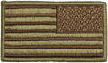 USAF US Reverse American Spice Brown OCP/Multicam Flag Patch