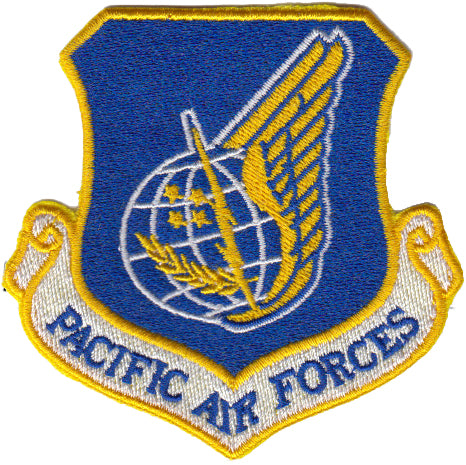 AF Pacific Air Force Command (PACAF) Majcom Color Patch - 2 Pack