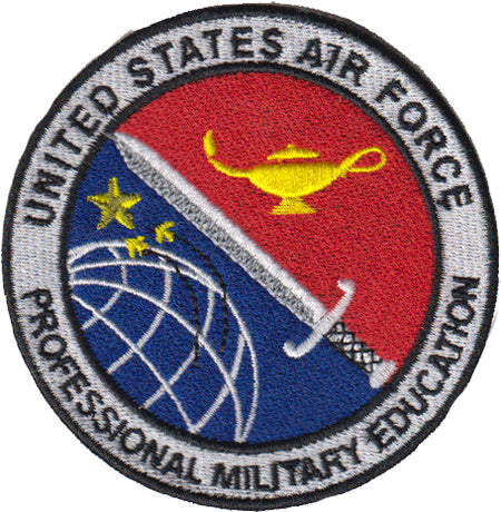 AF Professional Military Education (PME) COLORED Patch - alternate view