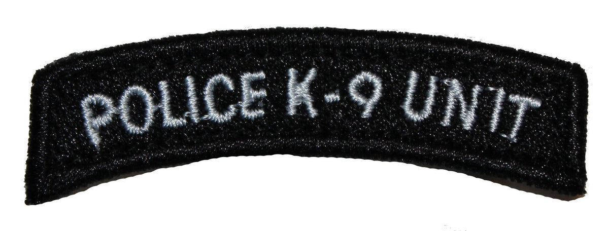 Police K-9 / K9 Unit Tab Black Patch - 2 Pack - alternate view