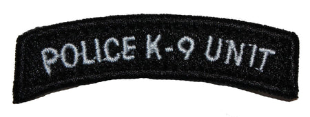 Police K-9 / K9 Unit Tab Black Patch - 2 Pack - alternate view