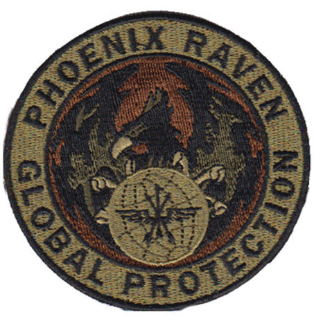 Security Forces Spice Brown Phoenix Raven Patch - alternate view