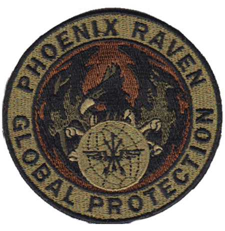 Security Forces Spice Brown Phoenix Raven Patch - alternate view