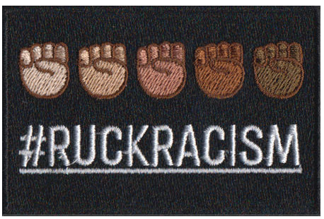 #RuckRacism Custom Patch - Ruck Racism - alternate view