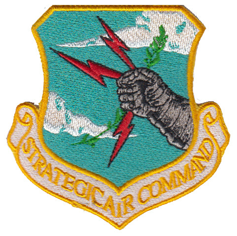 Strategic Air Command (SAC) Colored Replica Patch - alternate view