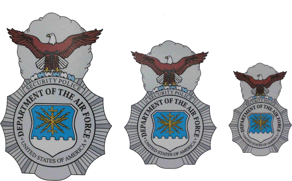 Colored Security Police / Security Forces Badge Sticker