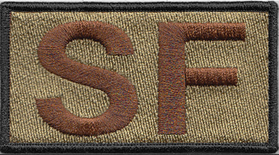 Black Border Security Forces Shoulder SF OCP Patch - 2 Pack