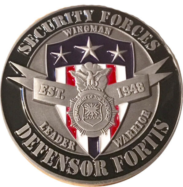 SF Hero of the Week Custom Challenge Coin - alternate view