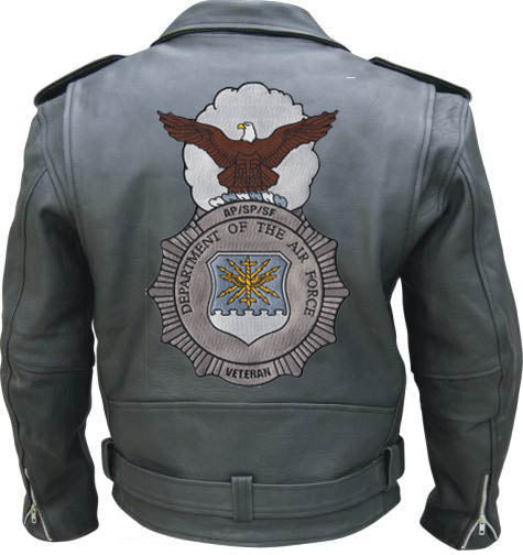 USAF Security Police/Forces Motorcycle Colored AP/SP/SF Patch - alternate view