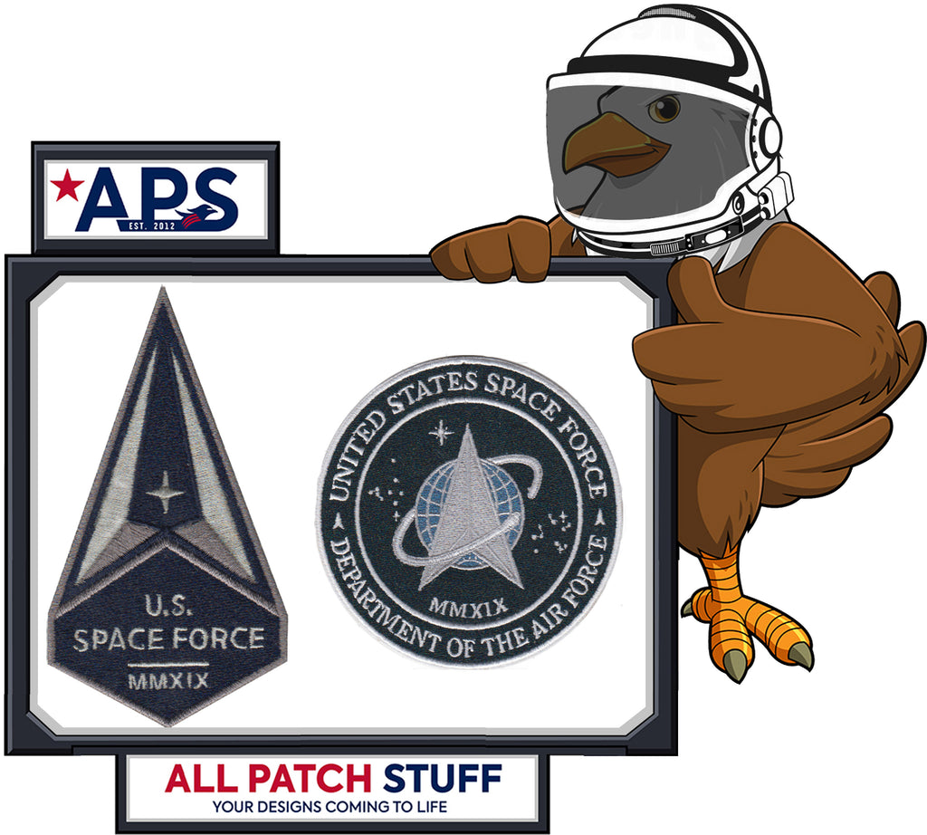 US SPACE FORCE PATCH BUNDLE- 2 Pack