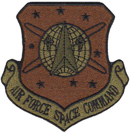 Air Force Space Command Majcom Spice Brown OCP Patch - 2 Pack