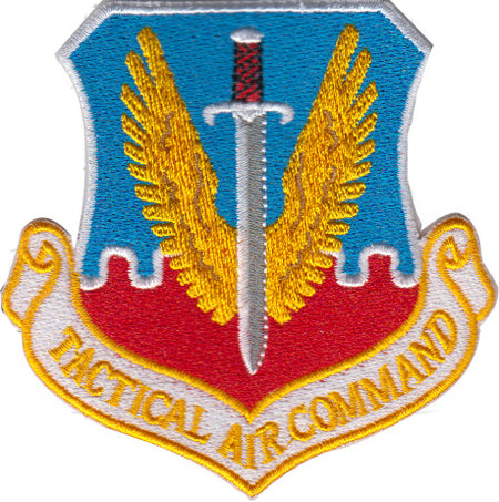 Tactical Air Command (TAC) Colored Replica Patch - alternate view