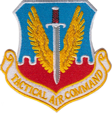 Tactical Air Command (TAC) Colored Replica Patch - 2 Pack