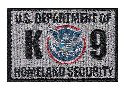 Dept of Homeland Security K9 Rectangle Patch - 2 Pack