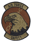 Air Force Wing Safety Badge OCP Spice Brown Patch