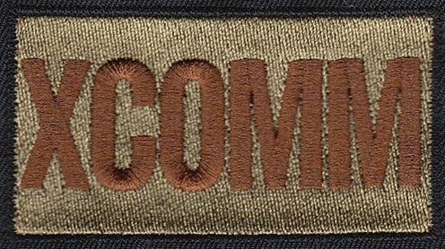 Legacy Expeditionary Communications (XCOMM) Shoulder Identifier Multicam/OCP Patch - alternate view