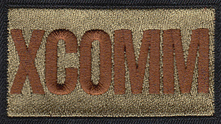 Legacy Expeditionary Communications (XCOMM) Shoulder Identifier Multicam/OCP Patch - alternate view
