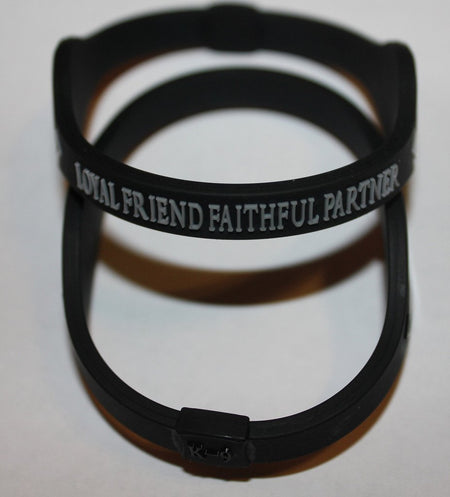 K-9 / K9 Bracelet - Choose Your Text Color / Size - alternate view