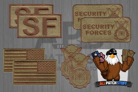 USAF Starter OCP Security Forces / Defender 8 Patch Bundle