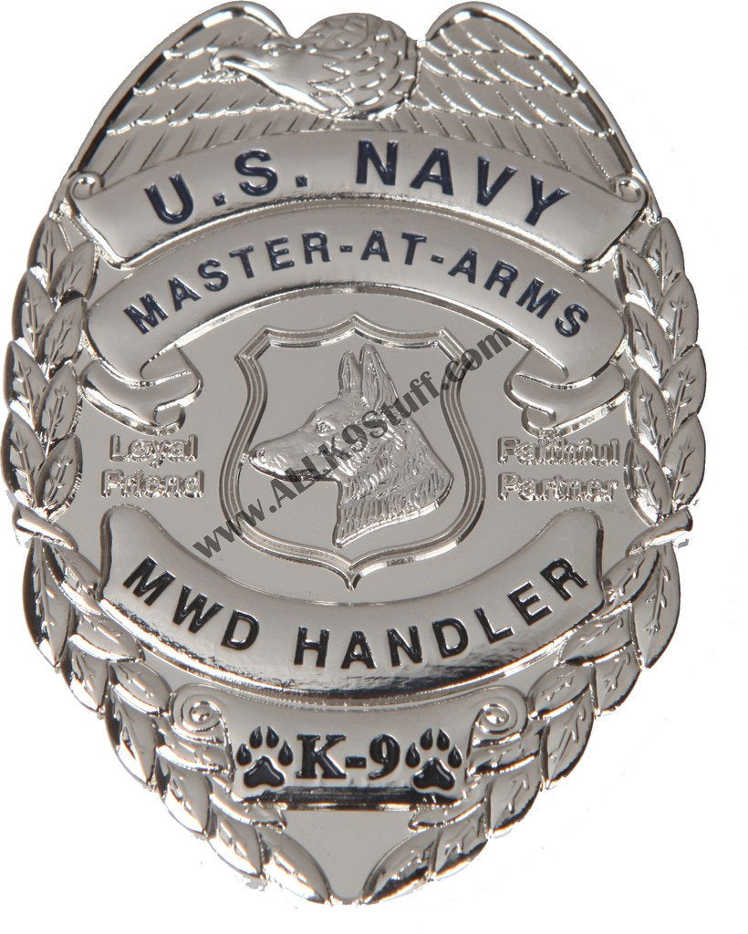 Navy MA K-9 Badge / Coin