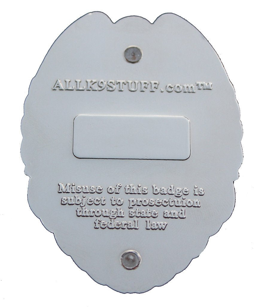 Navy MA K-9 / K9 Badge / Coin - alternate view