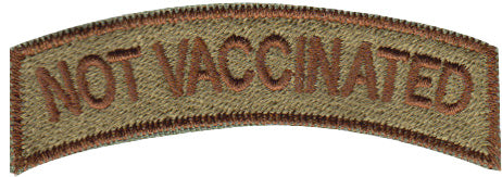 NOT Vaccinated Tab in Spice Brown - 2 pack - alternate view