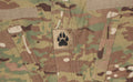 K-9 / K9 Square Paw Brown Patch - 2 Pack